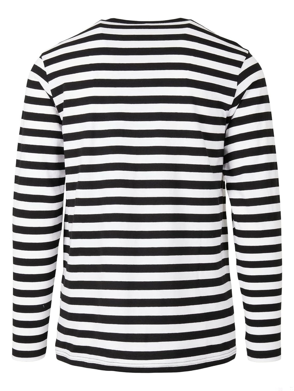 URBAN Classics - tricou regular cu maneci lungi in dungi alb/negru barbati