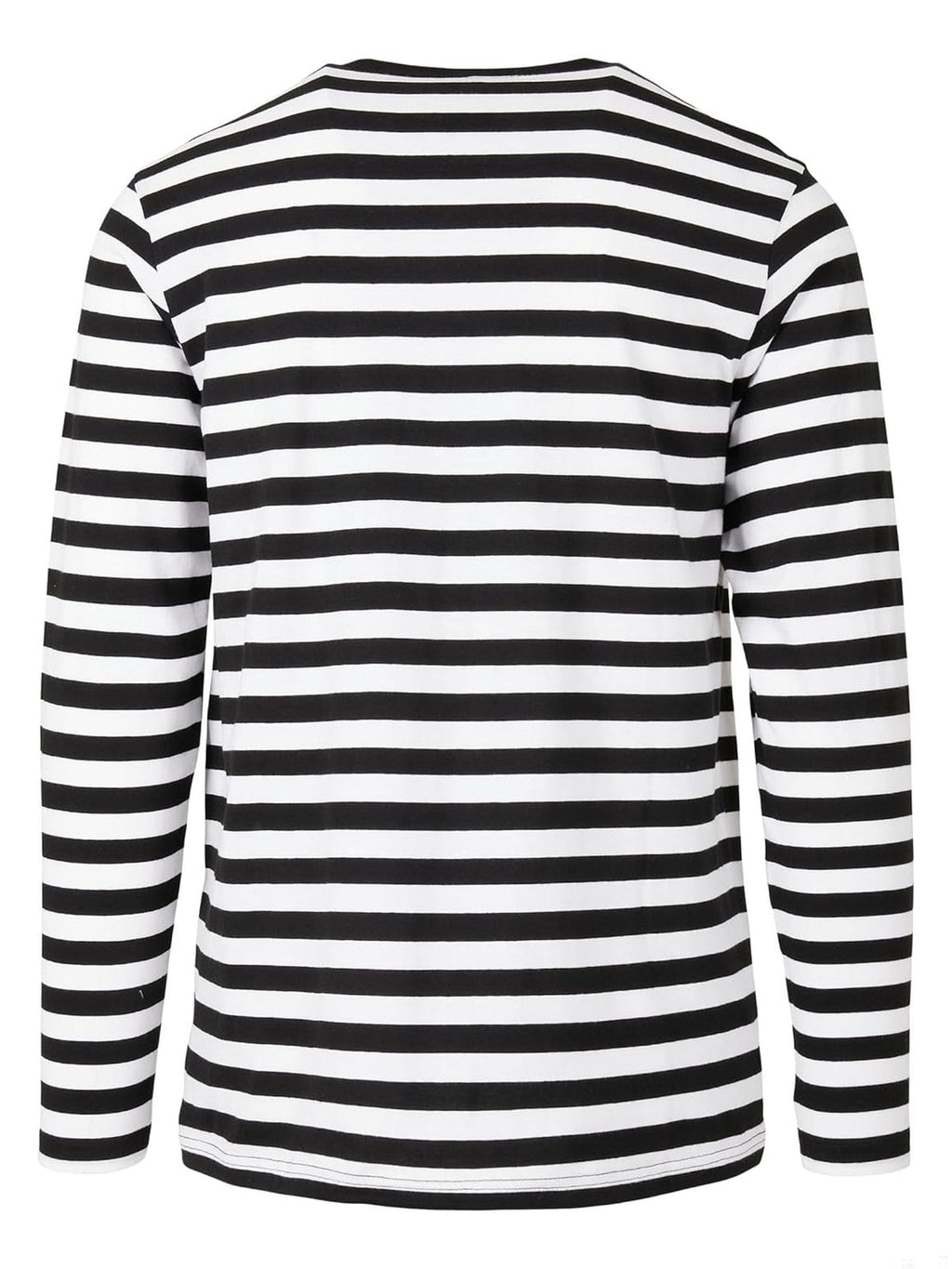 URBAN Classics - tricou regular cu maneci lungi in dungi alb/negru barbati