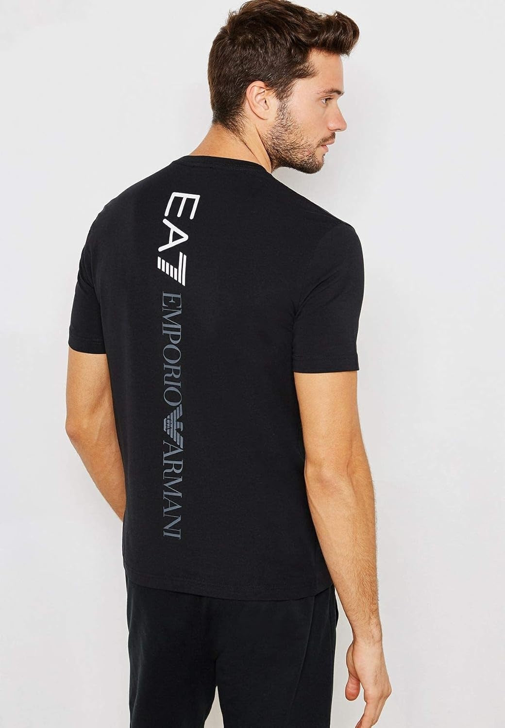 EMPORIO ARMANI Tricou cu guler rotund maneca scurta EA7 barbati
