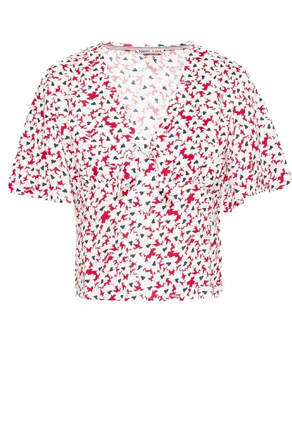 TOMMY JEANS Tricou cu nod Print femei