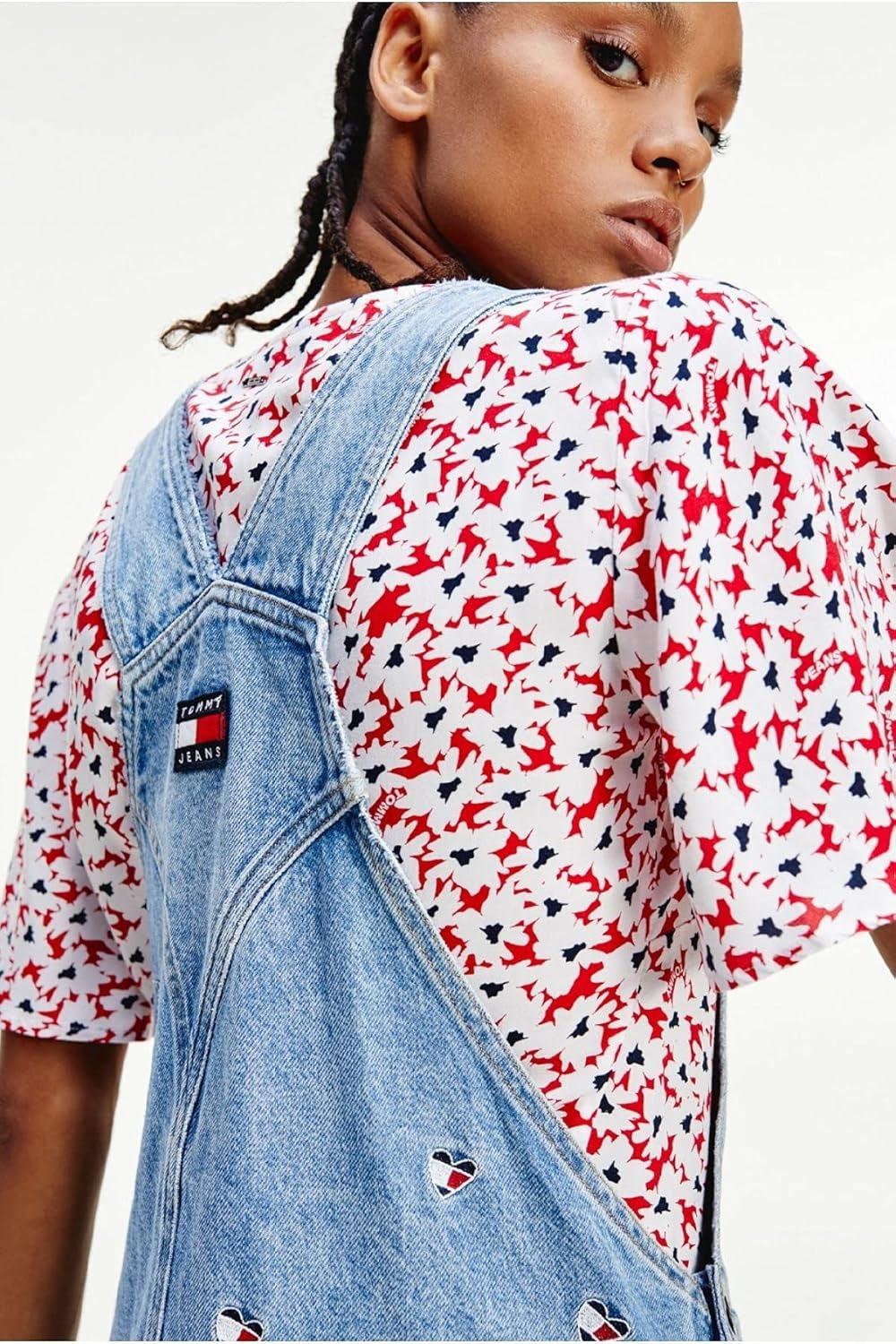 TOMMY JEANS Tricou cu nod Print femei