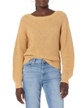 THE DROP Pulover Selena Cable Front Cropped femei