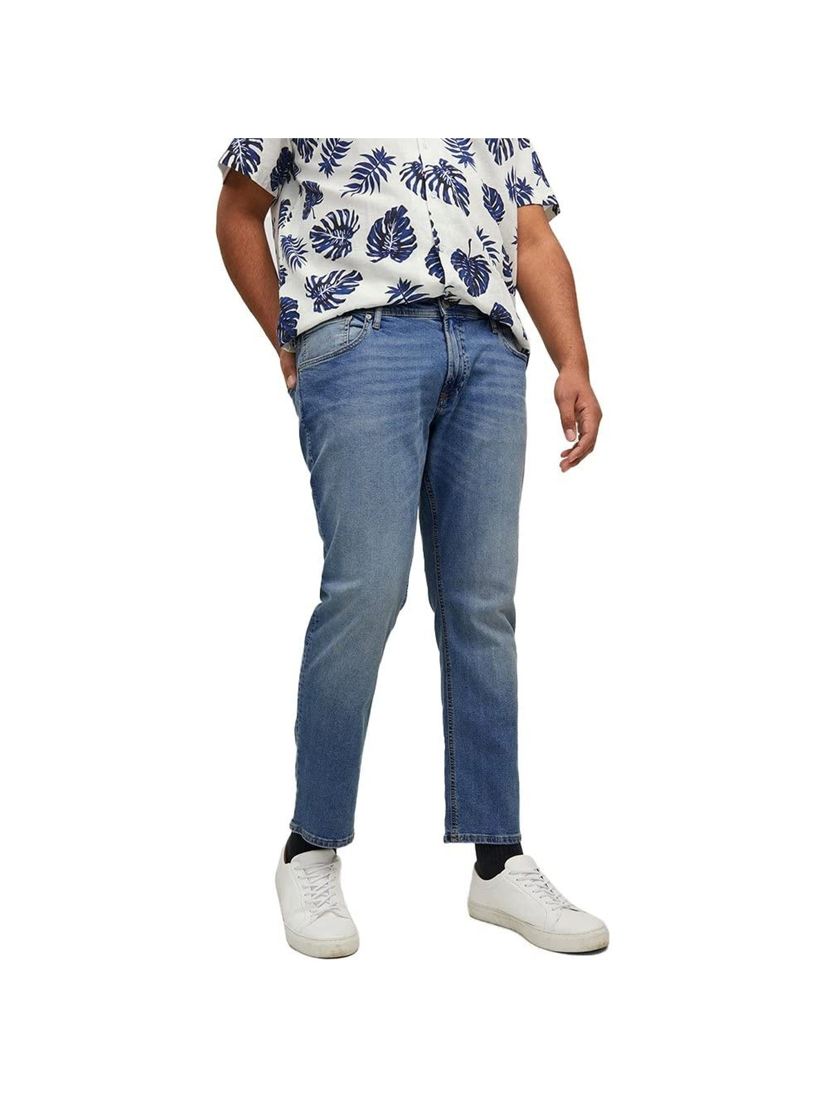 JACK & JONES Glenn pantaloni albastru barbati