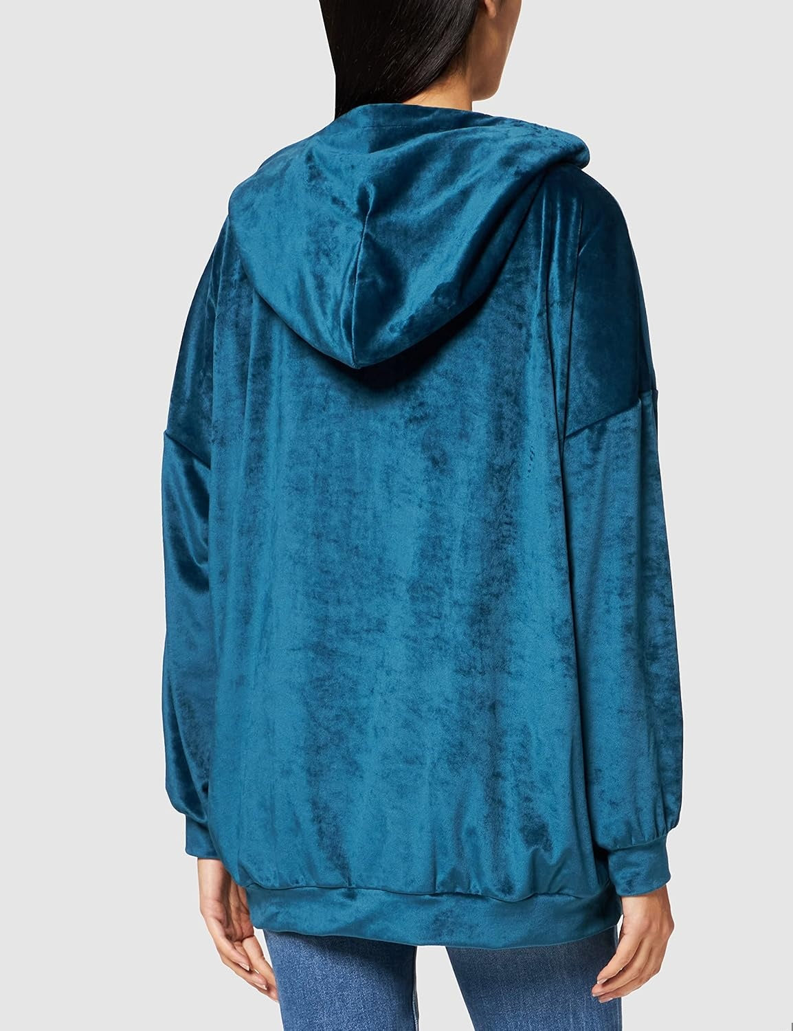 KENDALL & KYLIE Hanorac cu gluga Velvet Oversized femei
