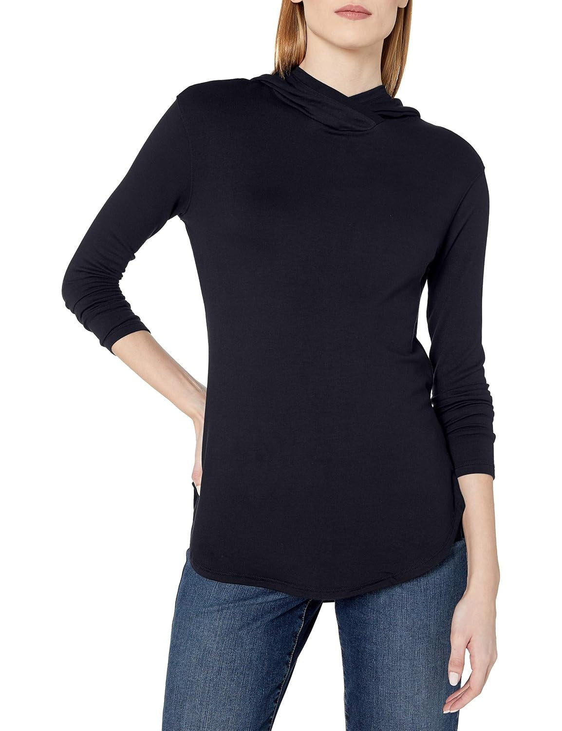 AMAZON Essentials Hanorac croiala standard material supersoft femei