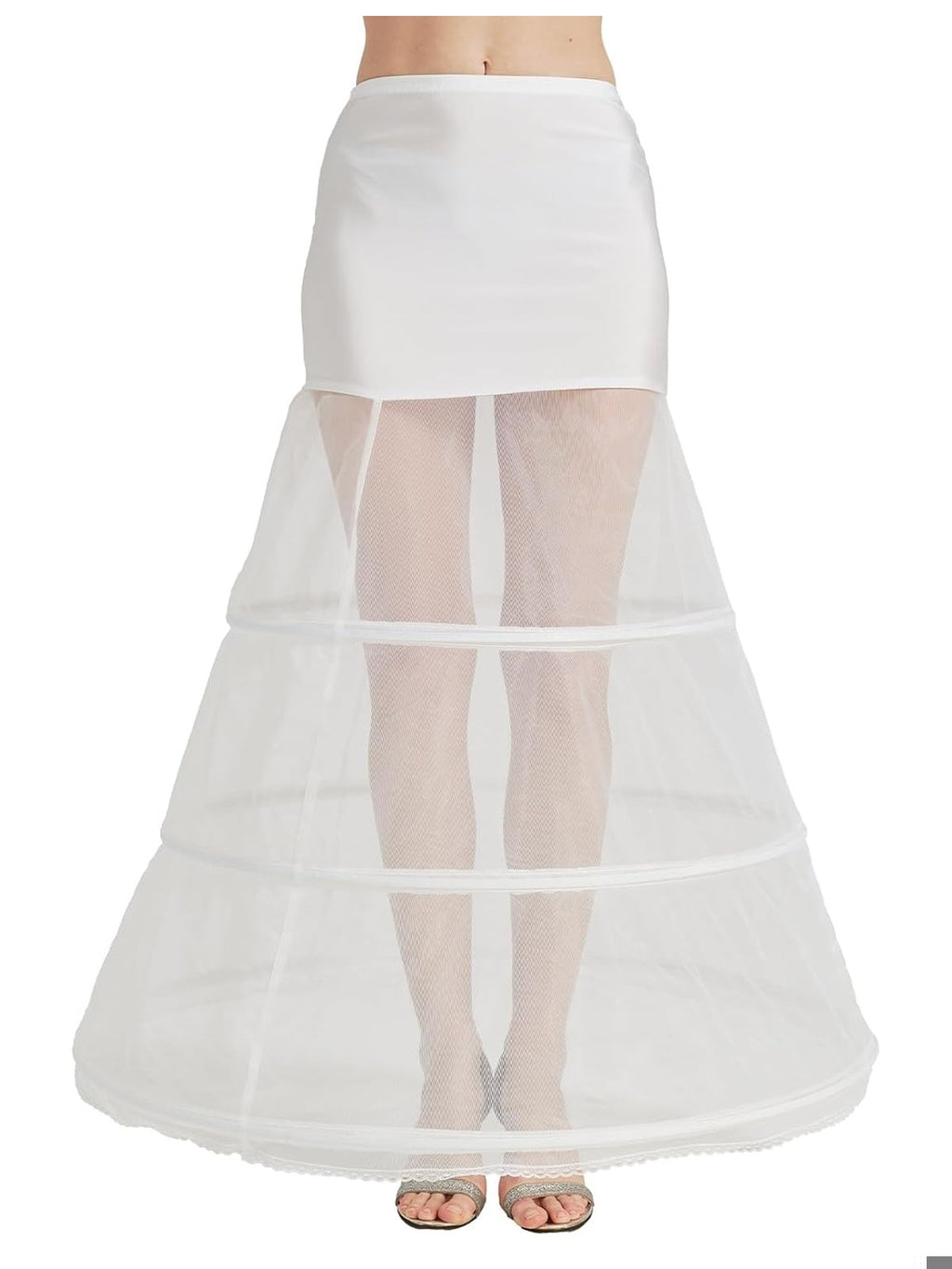 ROCKABILLY Crinolina pentru Rochie de mireasa/ocazii lunga cu cerc forma A femei