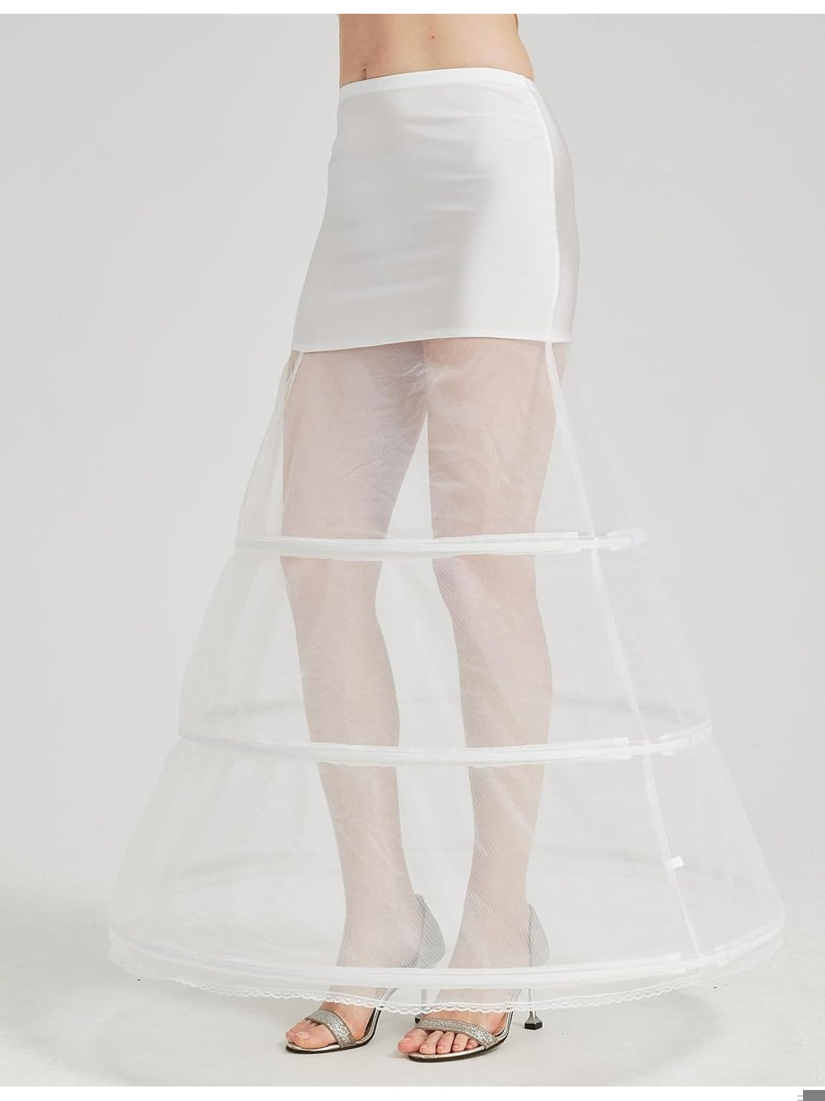 ROCKABILLY Crinolina pentru Rochie de mireasa/ocazii lunga cu cerc forma A femei