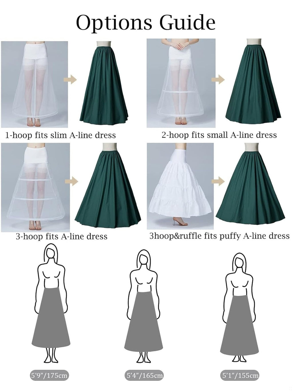 ROCKABILLY Crinolina pentru Rochie de mireasa/ocazii lunga cu cerc forma A femei