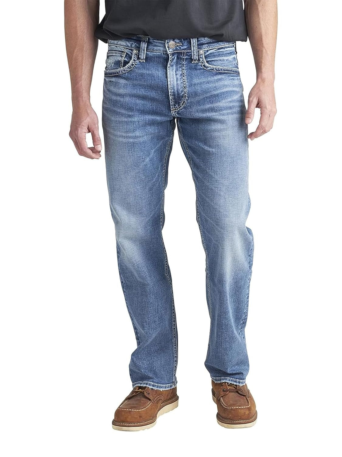 SILVER JEANS CO. Jeans Zac Relaxed Fit Straight Leg barbati