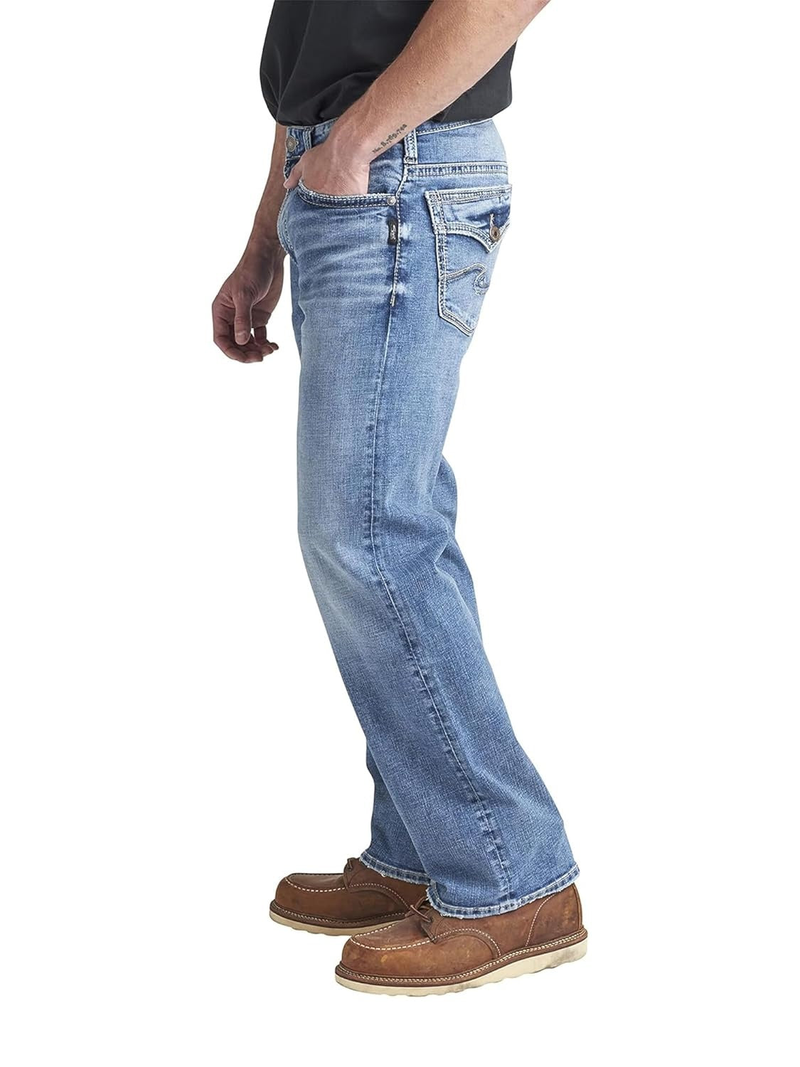 SILVER JEANS CO. Jeans Zac Relaxed Fit Straight Leg barbati