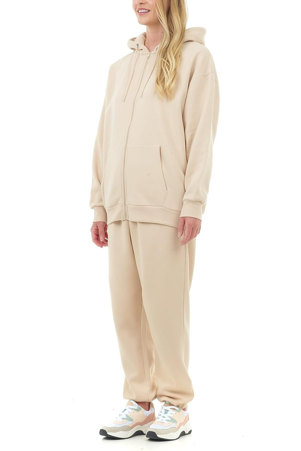 M17 Hanorac cu fermoar Oversized Recycled femei