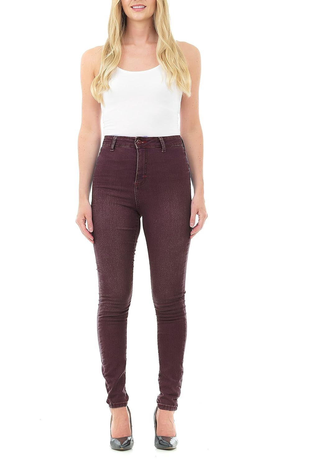 M17 Jeans Skinny talie inalta femei