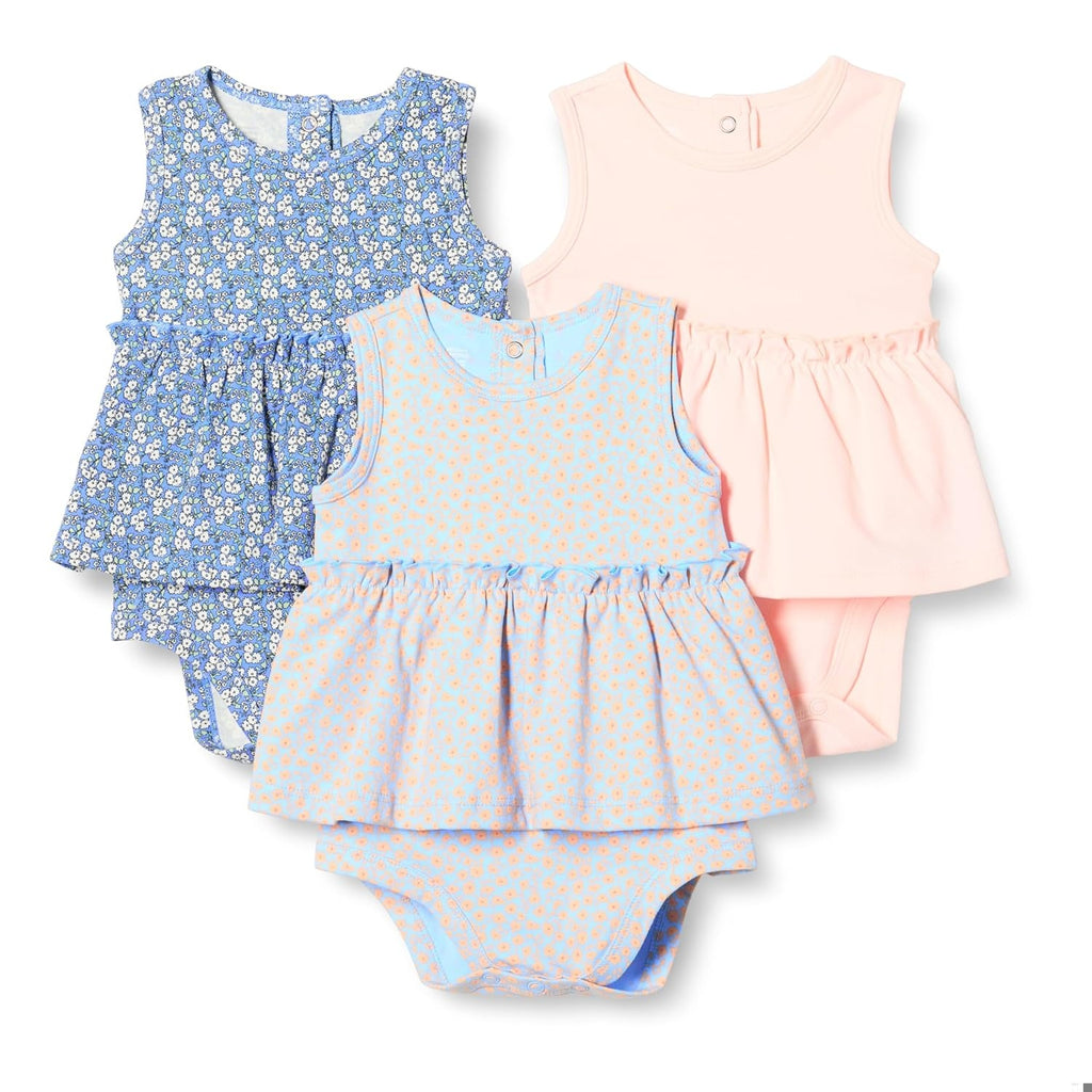 AMAZON ESSENTIALS Rochie Body fara maneci set 3 buc bebelusi