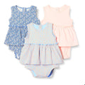 AMAZON ESSENTIALS Rochie Body fara maneci set 3 buc bebelusi