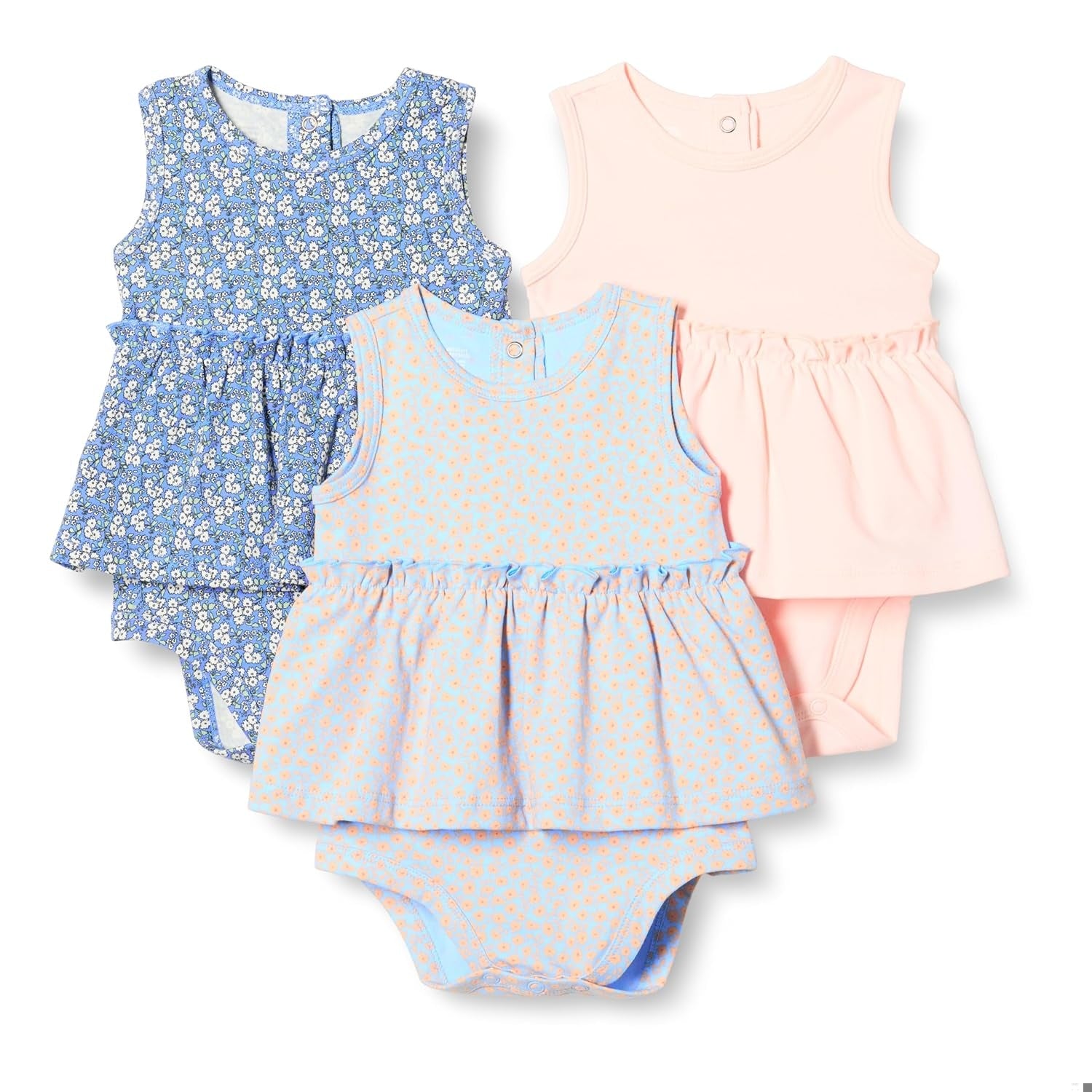AMAZON ESSENTIALS Rochie Body fara maneci set 3 buc bebelusi