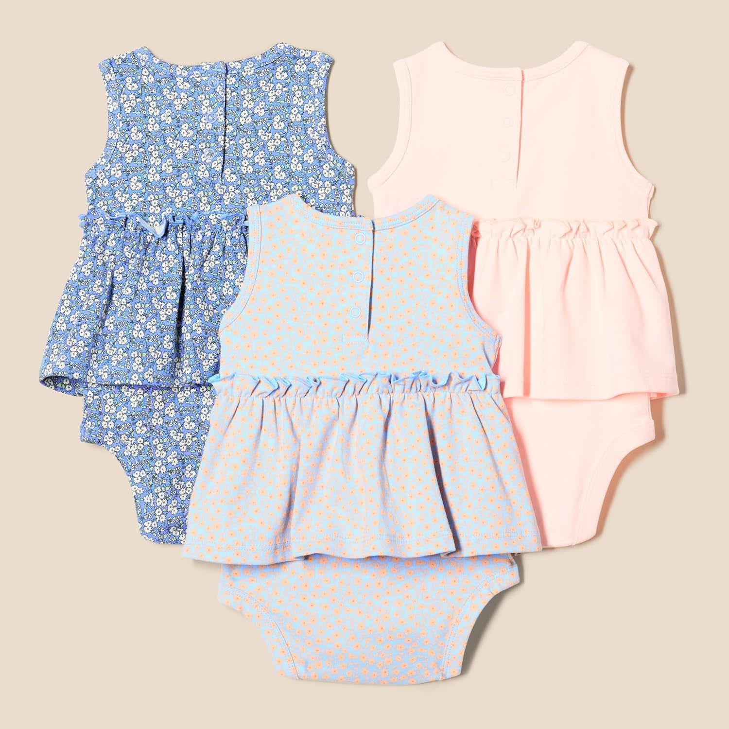 AMAZON ESSENTIALS Rochie Body fara maneci set 3 buc bebelusi