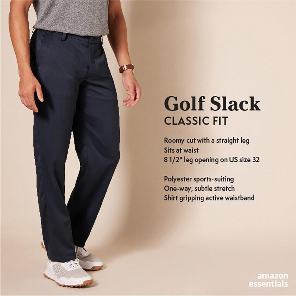 AMAZON ESSENTIALS Pantaloni Golf Stretch clasici barbati