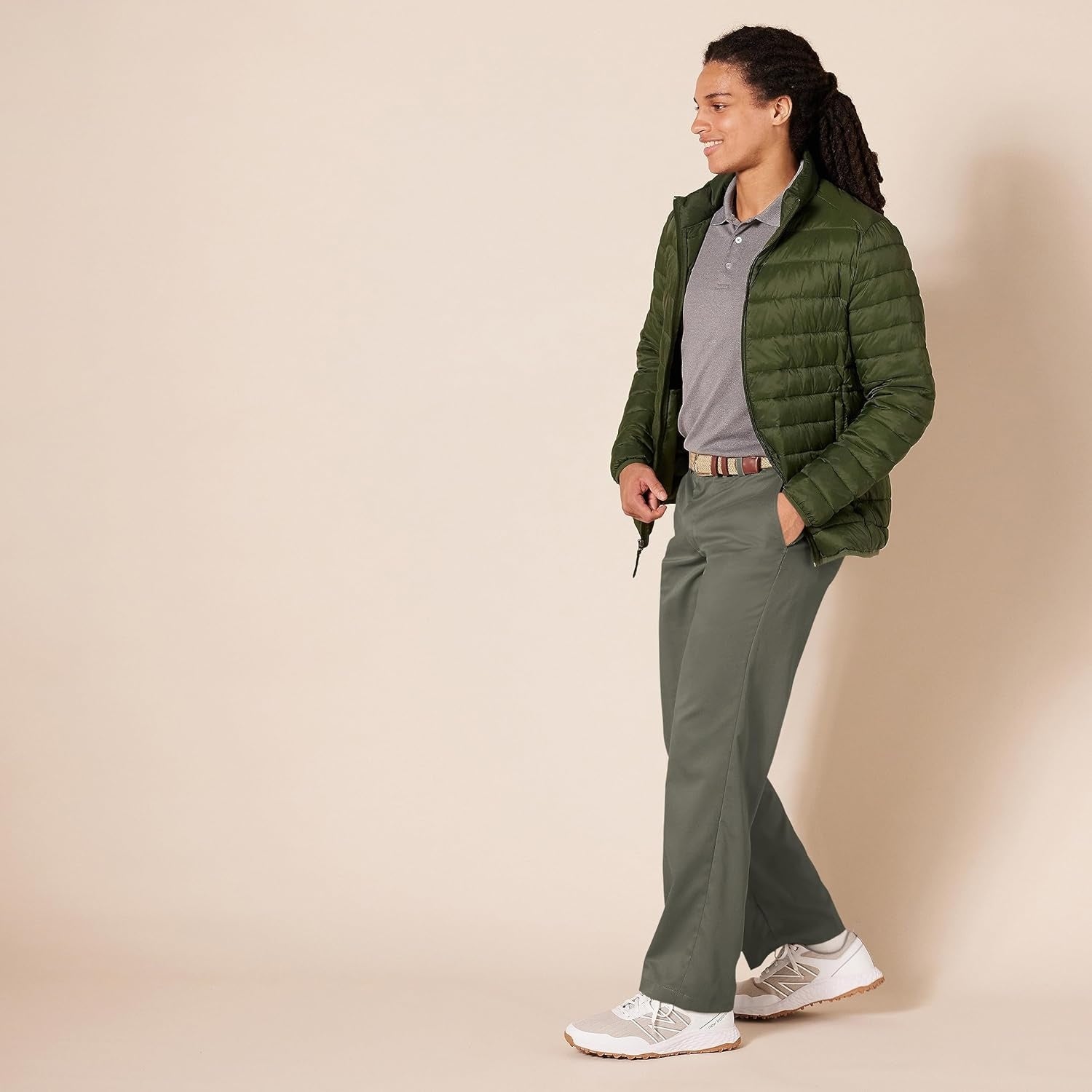 AMAZON ESSENTIALS Pantaloni Golf Stretch clasici barbati