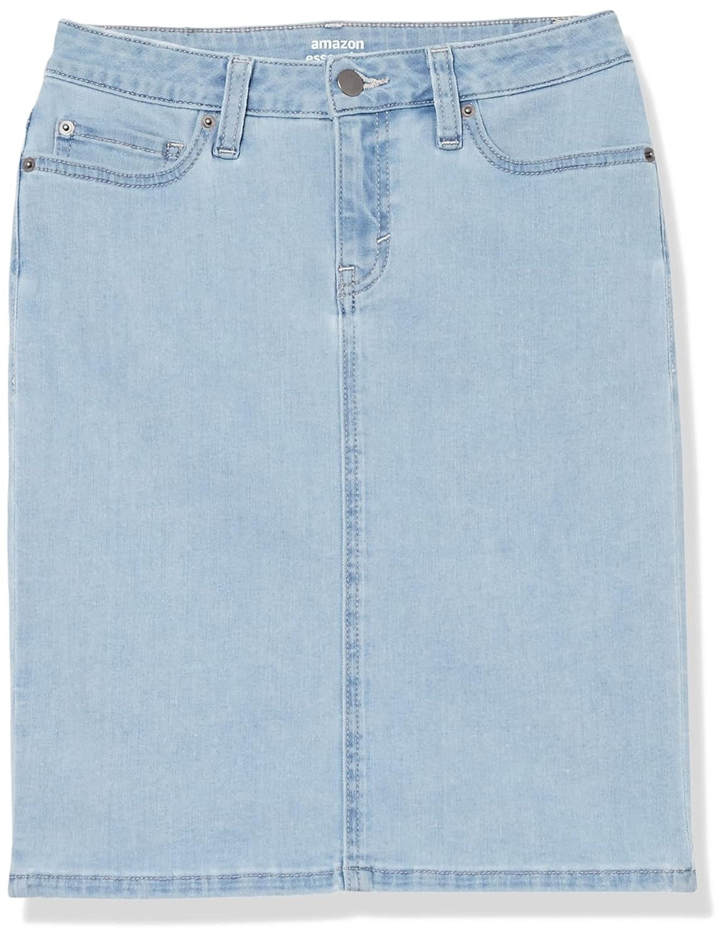 AMAZON ESSENTIALS Fusta Jeans clasica cu 5 buzunare femei