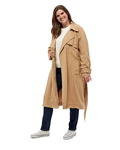 PEPPERCORN Trench Delilah Curved femei