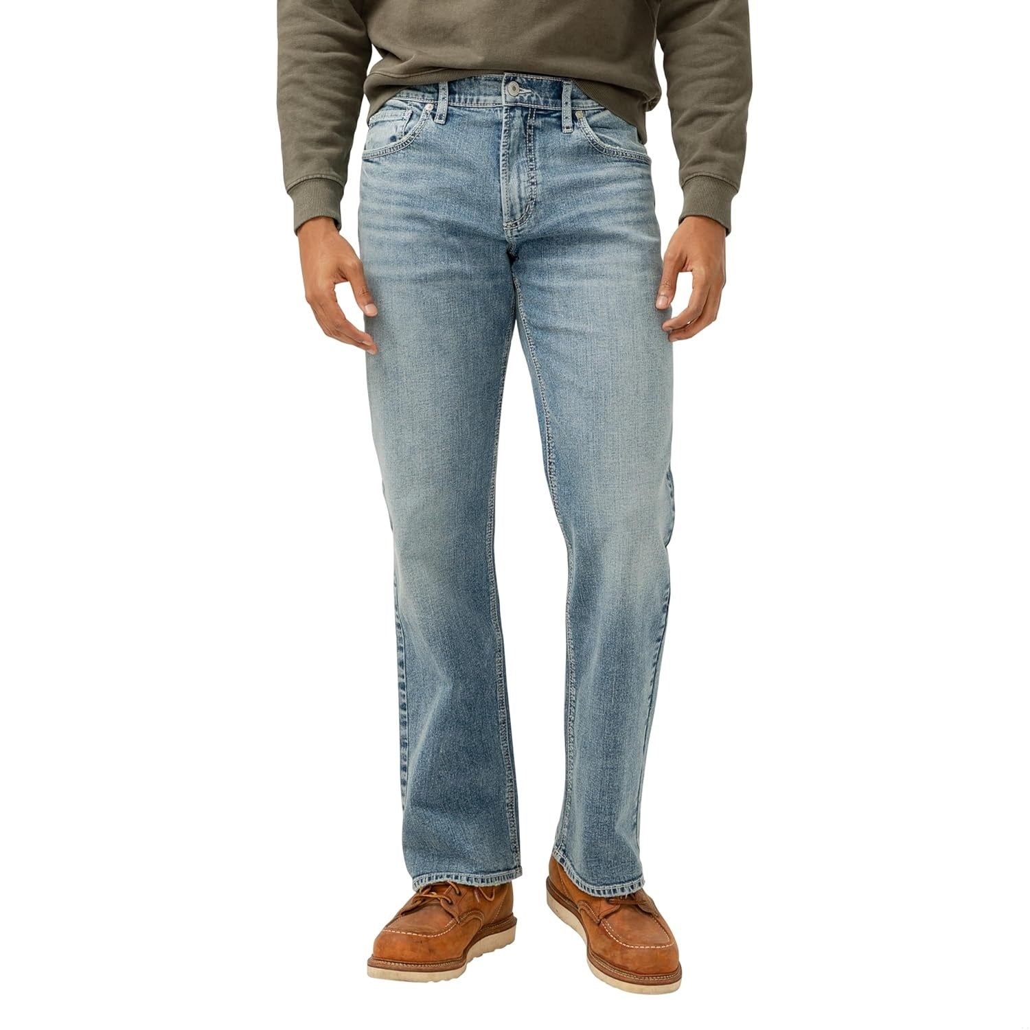 SILVER JEANS CO. Jeans Zac Straight Leg barbati