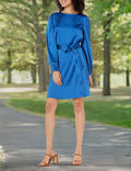 THE DROP Rochie cu cordon din satin femei