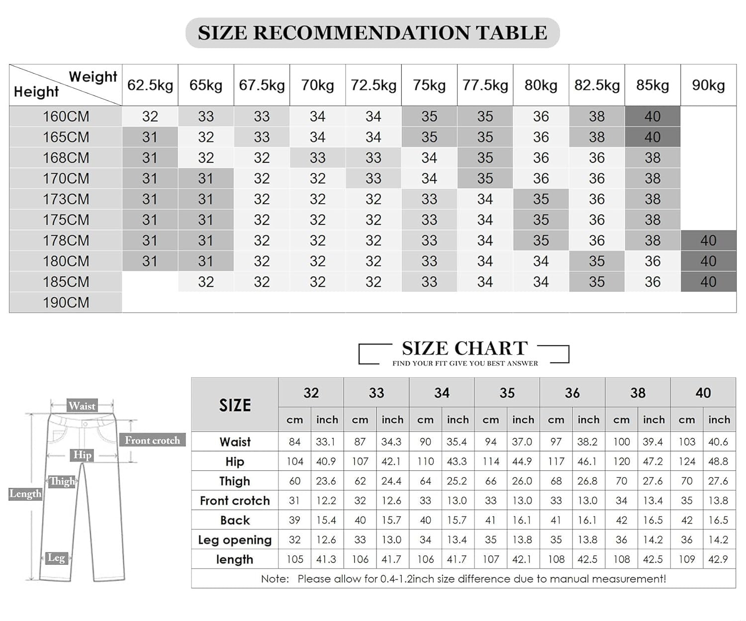 FEOYA Pantaloni piele ecologica Slim Fit barbati