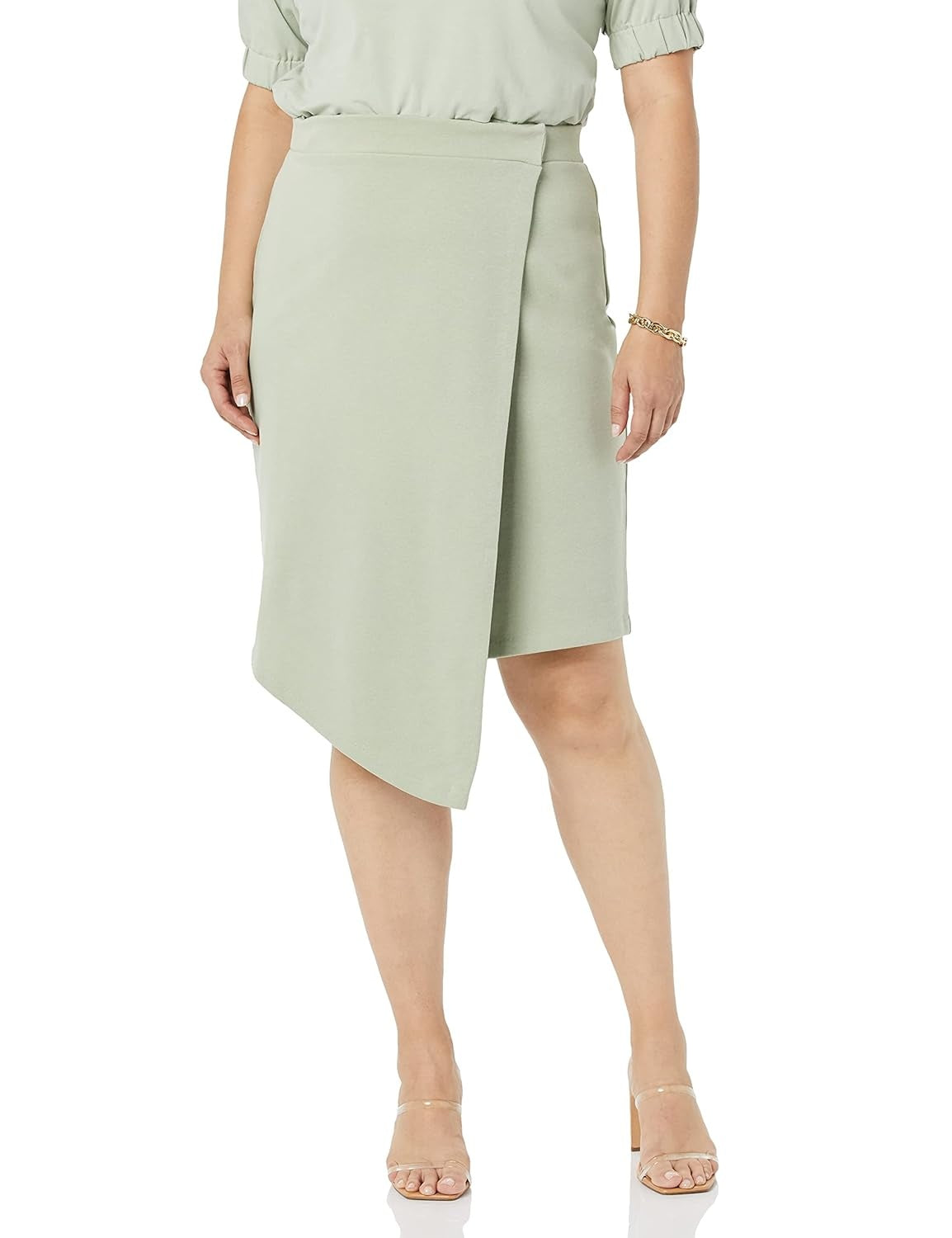 THE DROP Fusta Midi Hazel femei