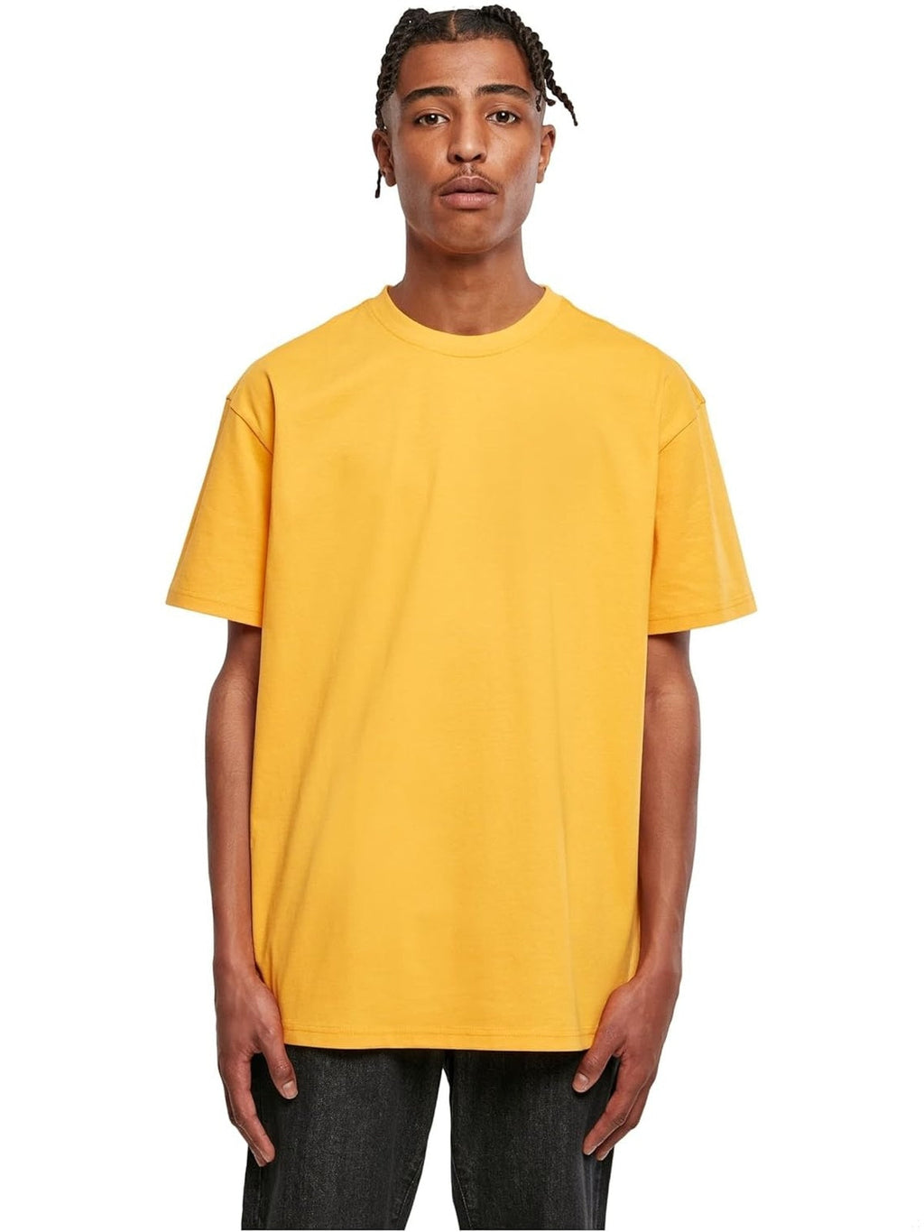 URBAN Classics -Tricou Oversized galben barbati