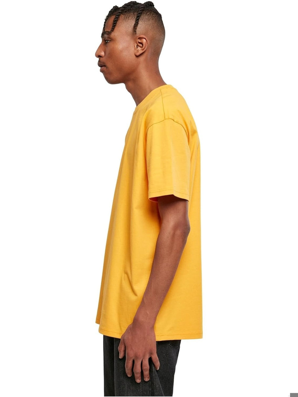 URBAN Classics -Tricou Oversized galben barbati