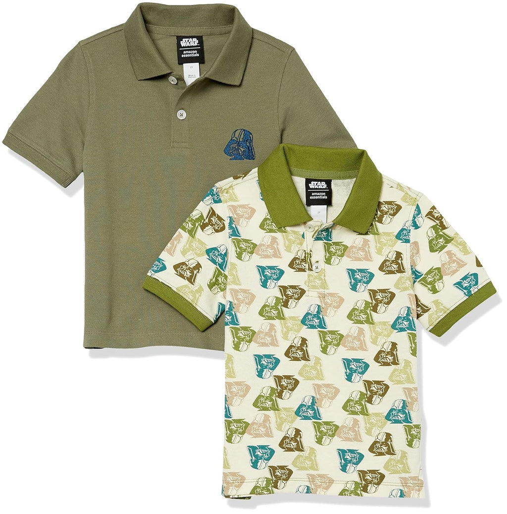 AMAZON ESSENTIALS Tricou polo Pique Disney Marvel set 2 buc baieti
