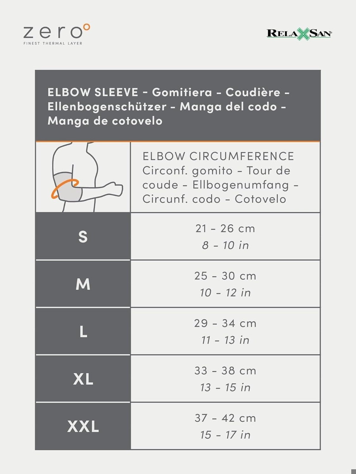 RELAXSAN Zero - Fasa protectiva pentru cot din lana merinos unisex