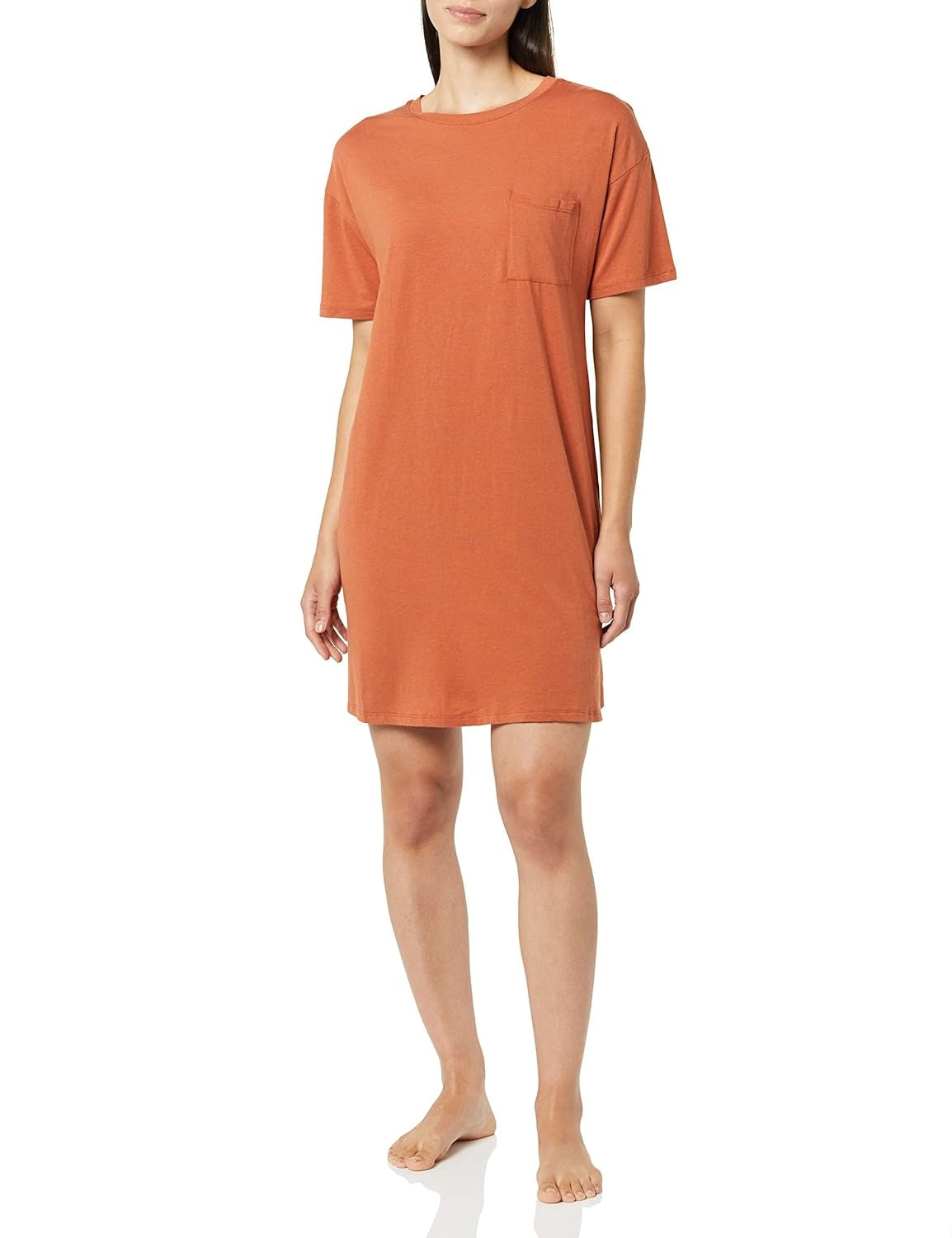 AMAZON ESSENTIALS Camasa de noapte din Jersey femei