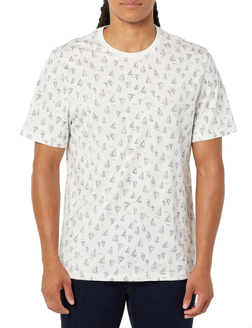 AMAZON ESSENTIALS Tricou maneca scurta cu guler rotund din bumbac barbati