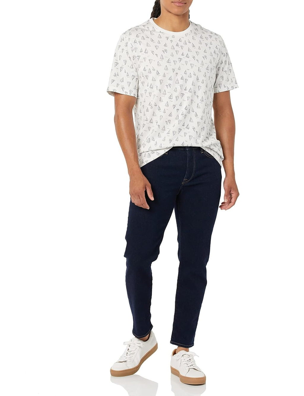 AMAZON ESSENTIALS Tricou maneca scurta cu guler rotund din bumbac barbati