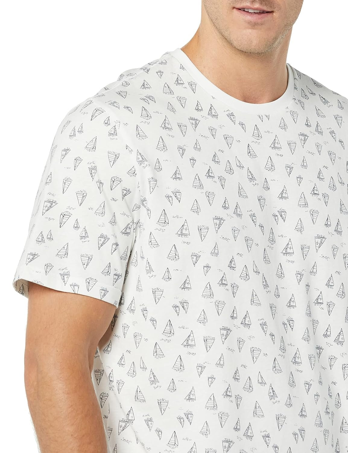 AMAZON ESSENTIALS Tricou maneca scurta cu guler rotund din bumbac barbati