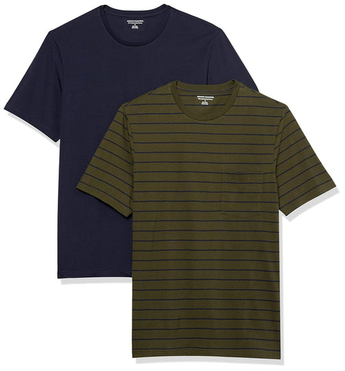 AMAZON ESSENTIALS Tricou maneca scurta cu guler rotund barbati