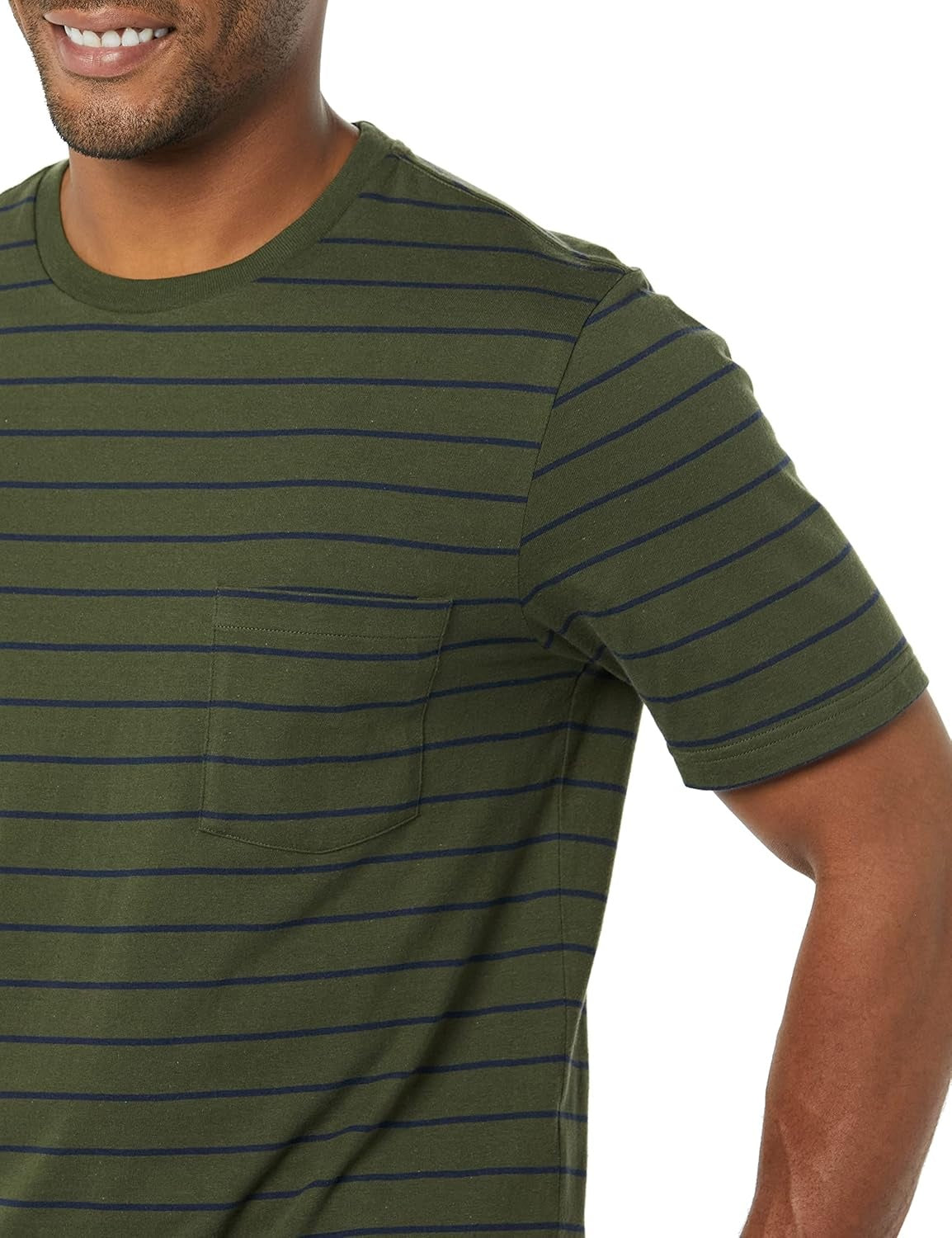 AMAZON ESSENTIALS Tricou maneca scurta cu guler rotund barbati