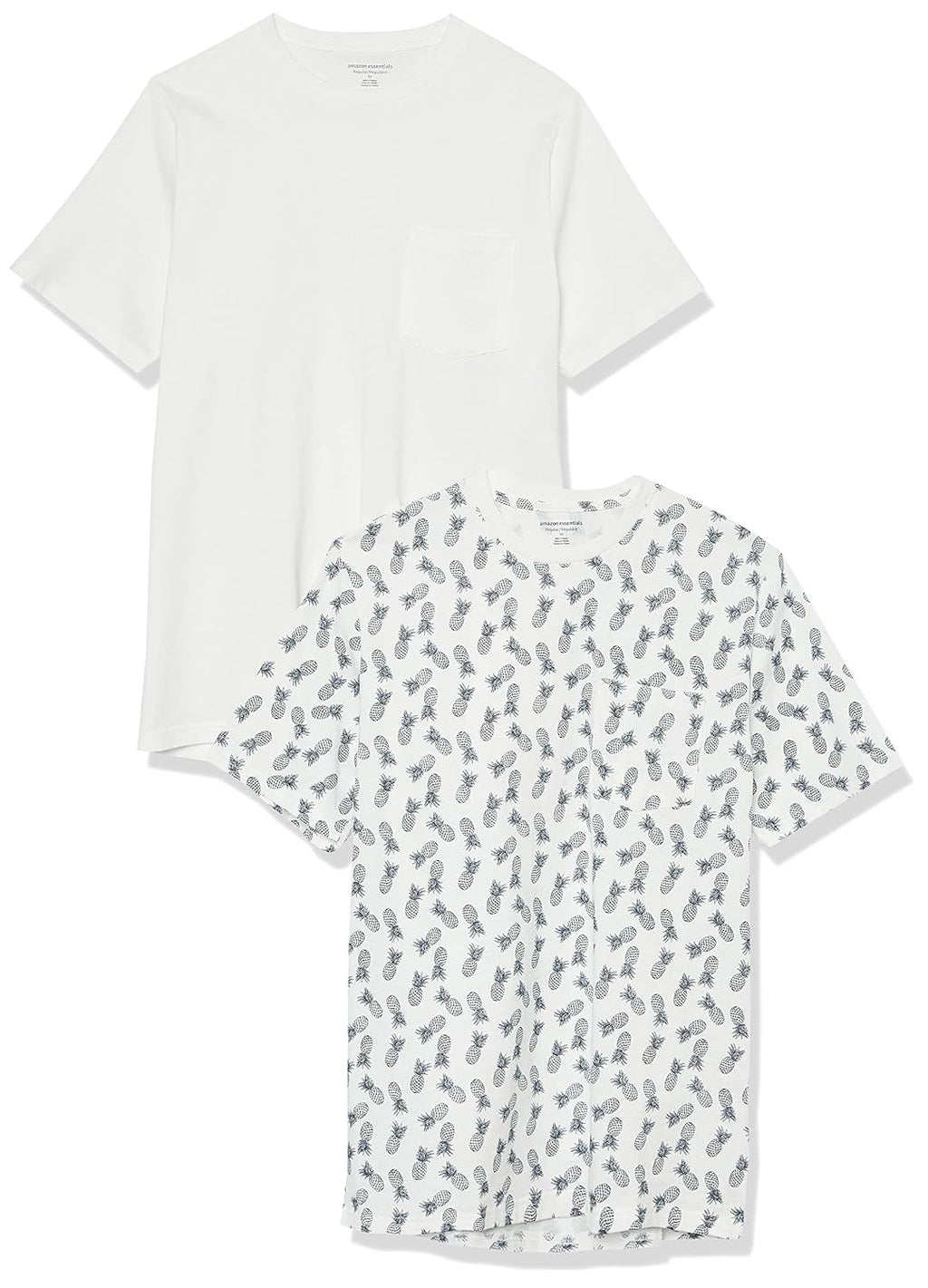 AMAZON ESSENTIALS Tricou maneca scurta cu guler rotund barbati