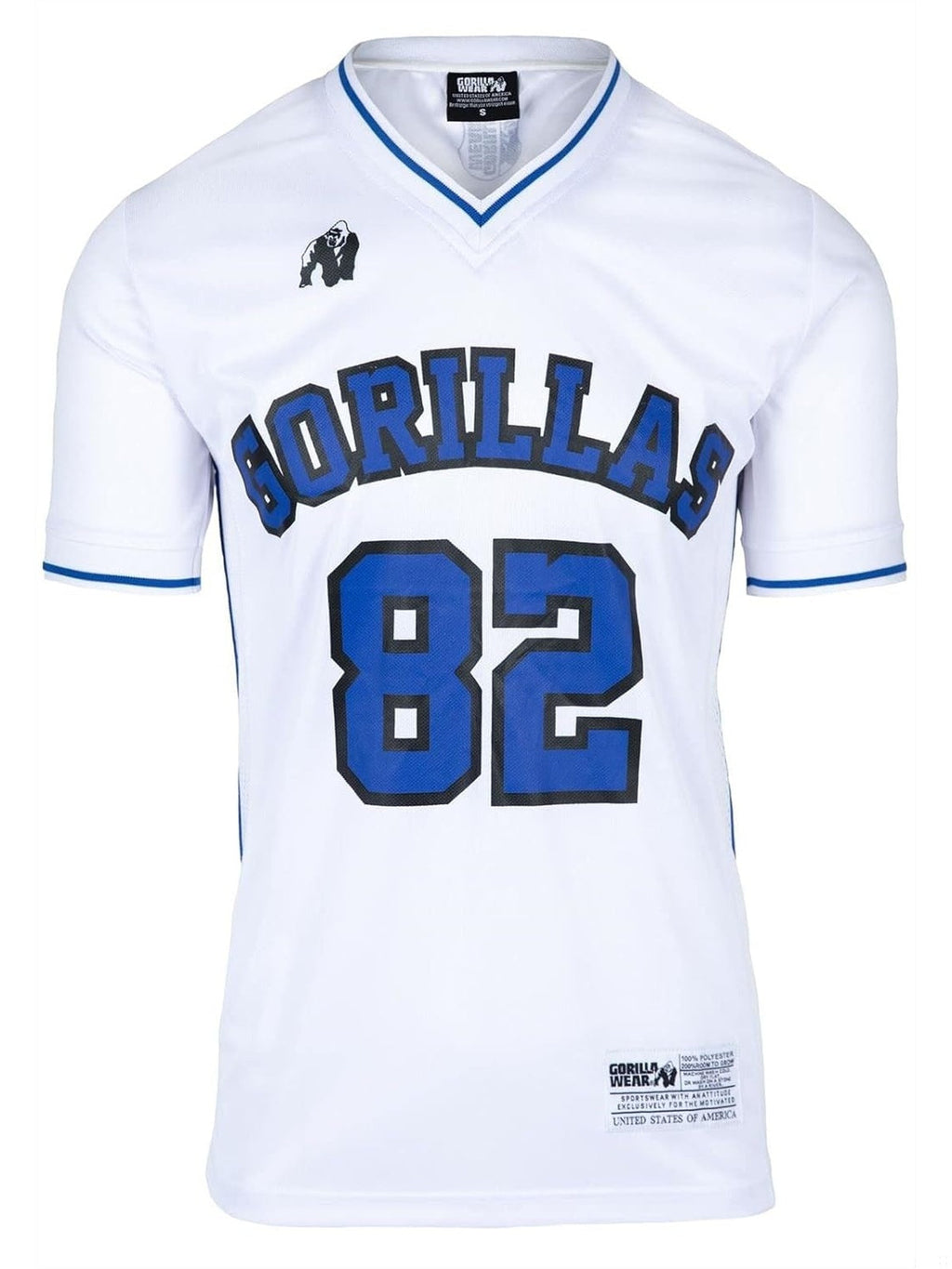 GORILLA WEAR San Mateo Tricou alb barbati