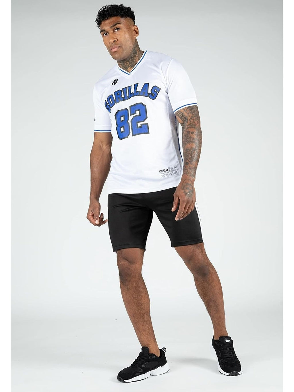 GORILLA WEAR San Mateo Tricou alb barbati