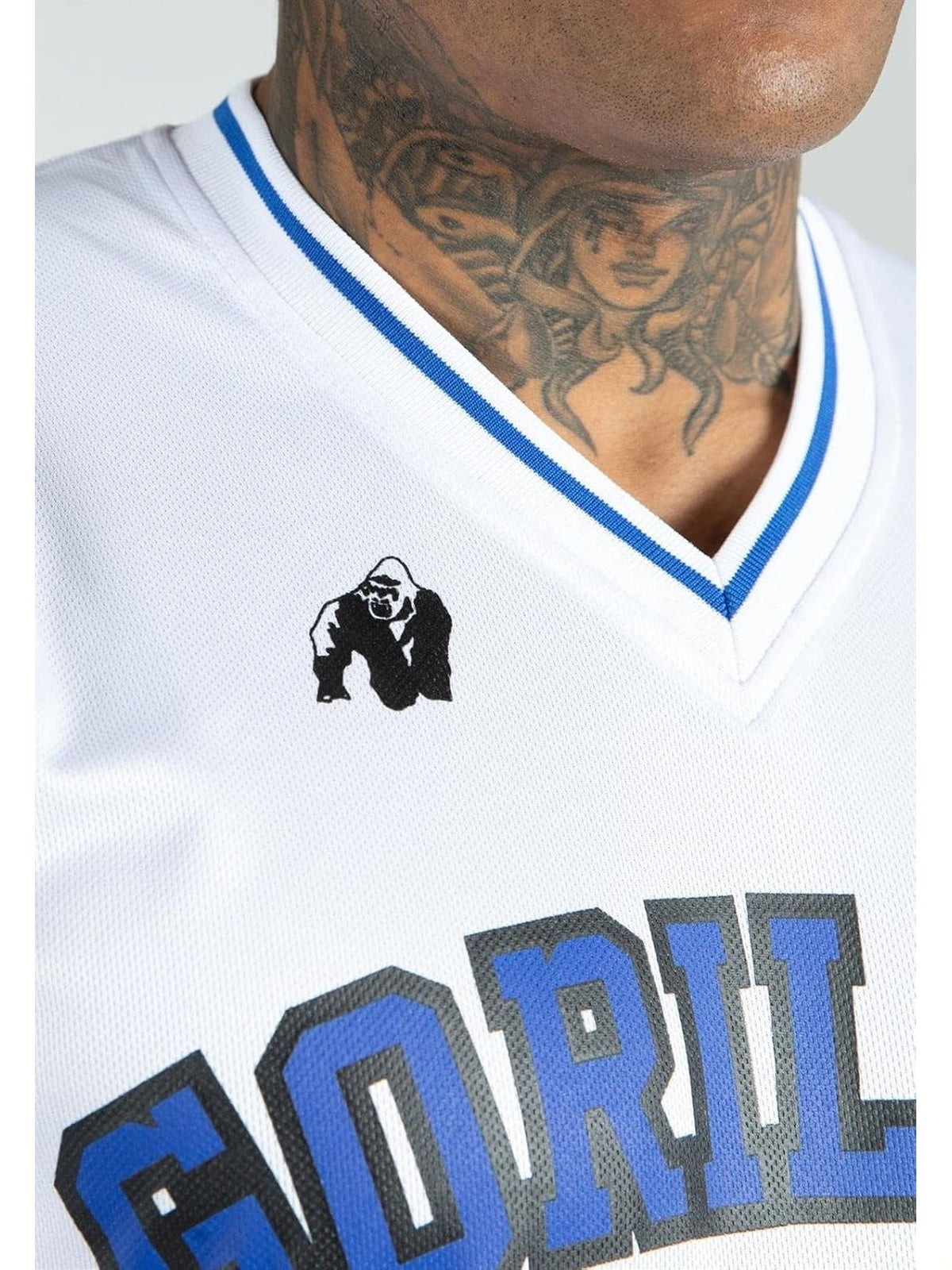 GORILLA WEAR San Mateo Tricou alb barbati