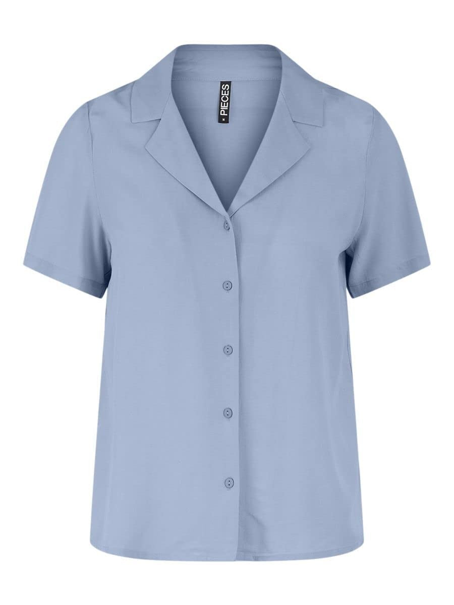 PIECES Top Olivia maneca scurta femei
