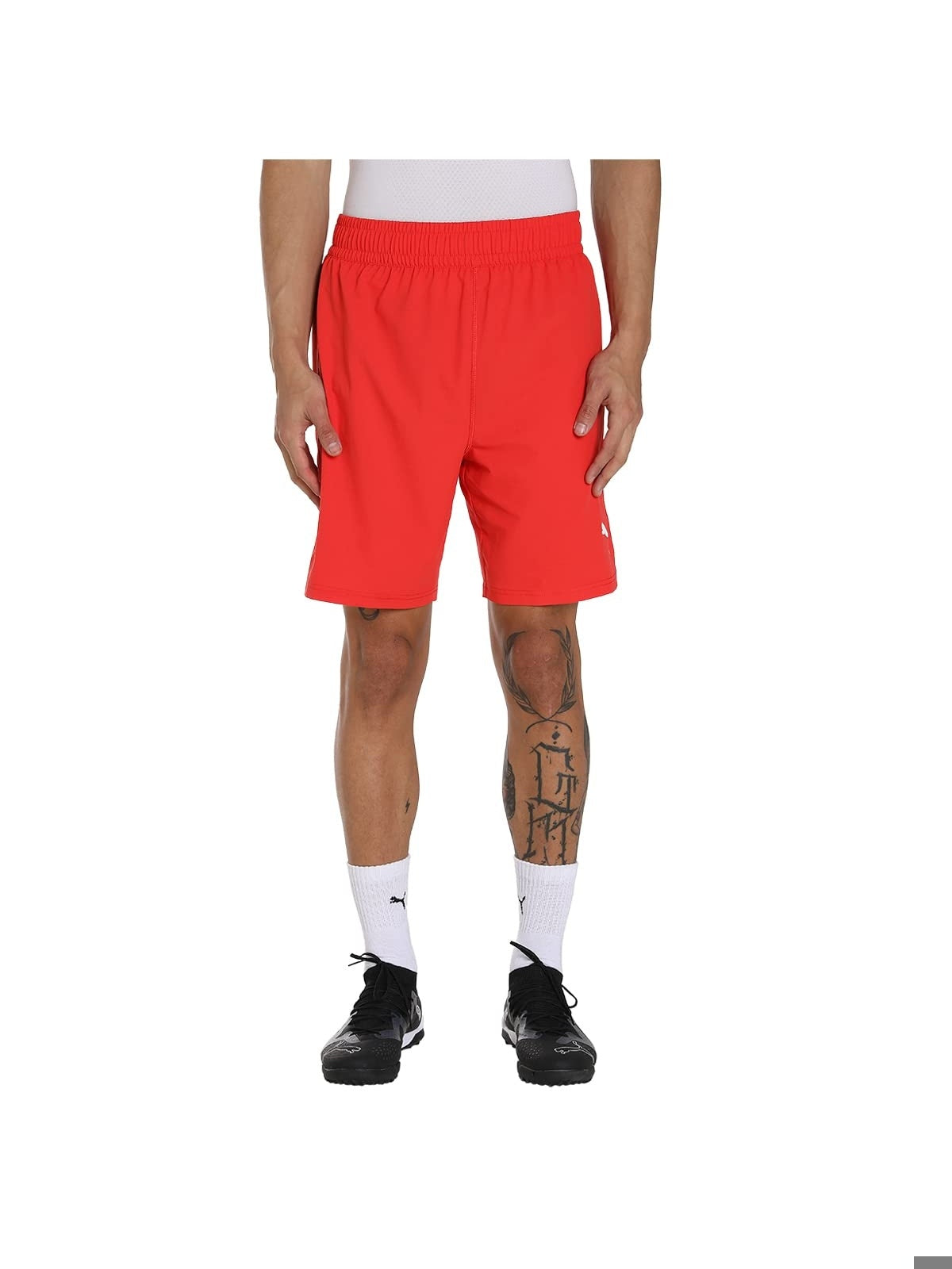 PUMA - Pantaloni scurti Teamfinal rosu barbati