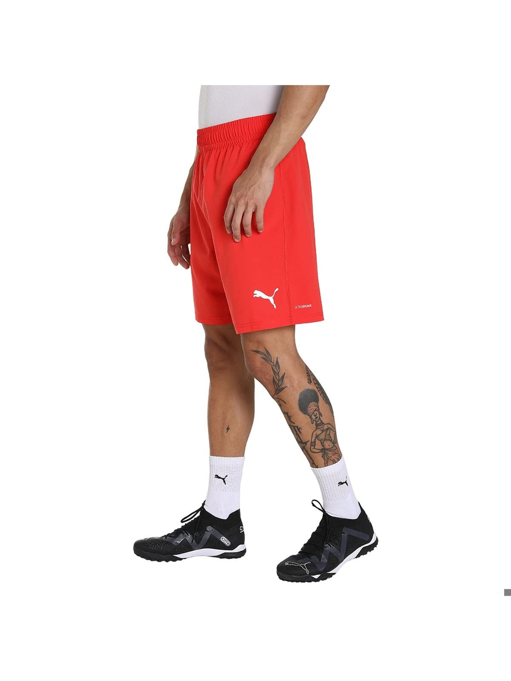 PUMA - Pantaloni scurti Teamfinal rosu barbati