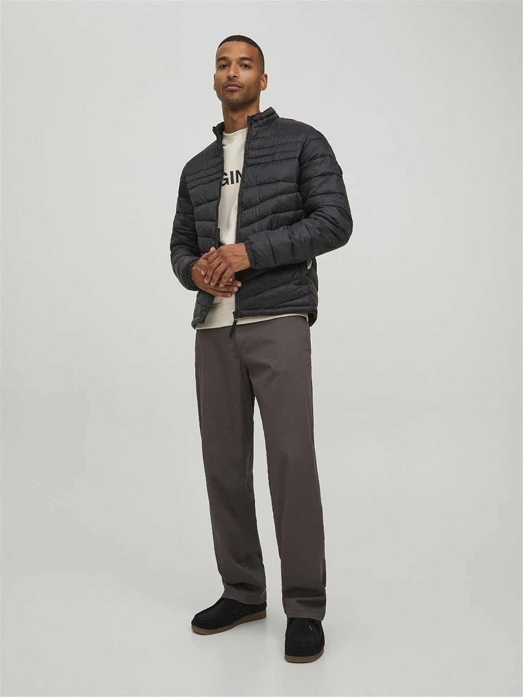 JACK & JONES Jacheta matlasata tip lightweight-puffer barbati