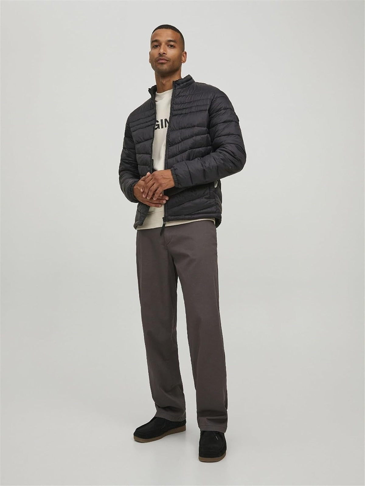 JACK & JONES Jacheta matlasata tip lightweight-puffer barbati