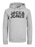 JACK & JONES Hanorac cu gluga cu logo JJECORP barbati