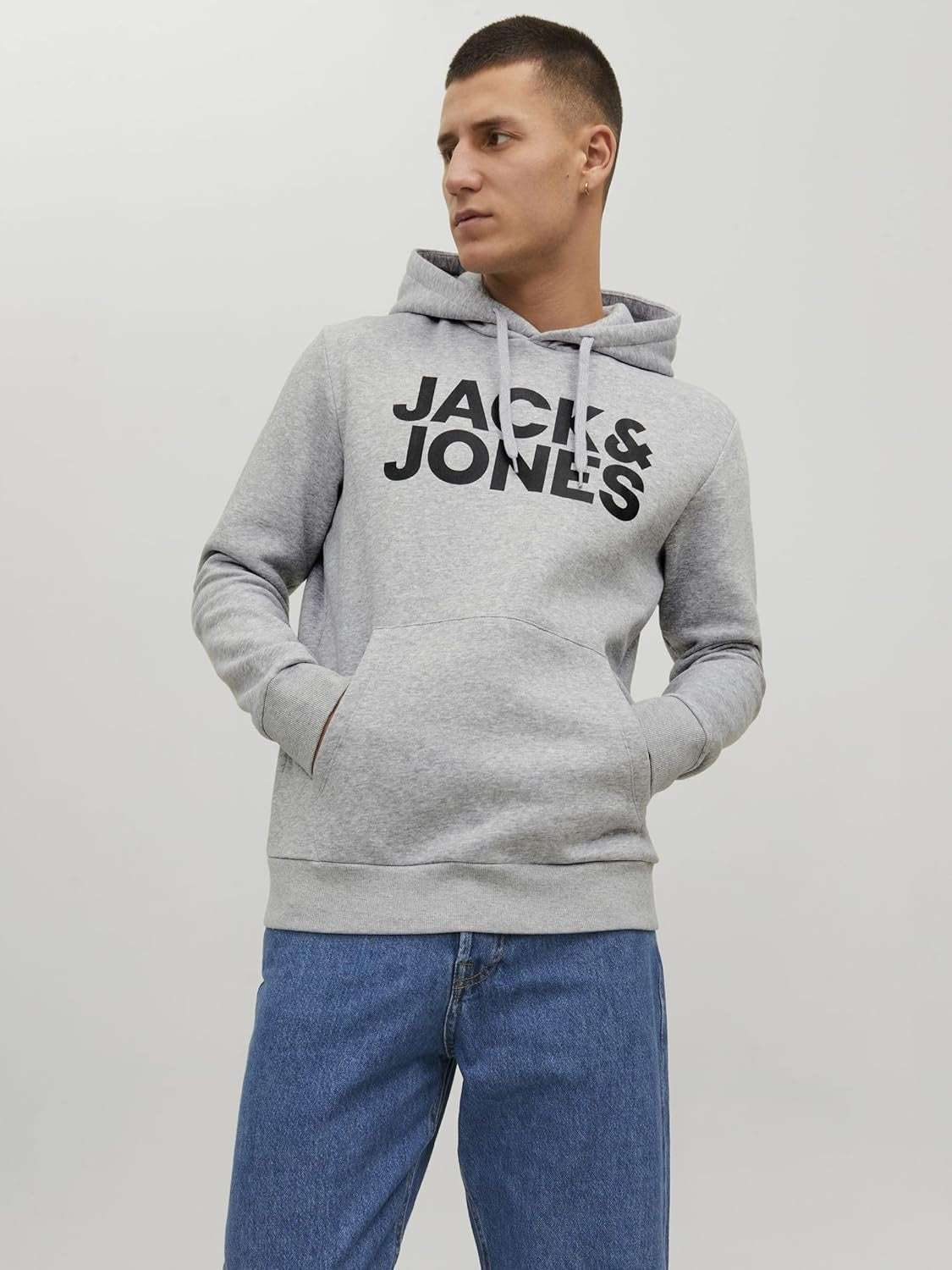 JACK & JONES Hanorac cu gluga cu logo JJECORP barbati