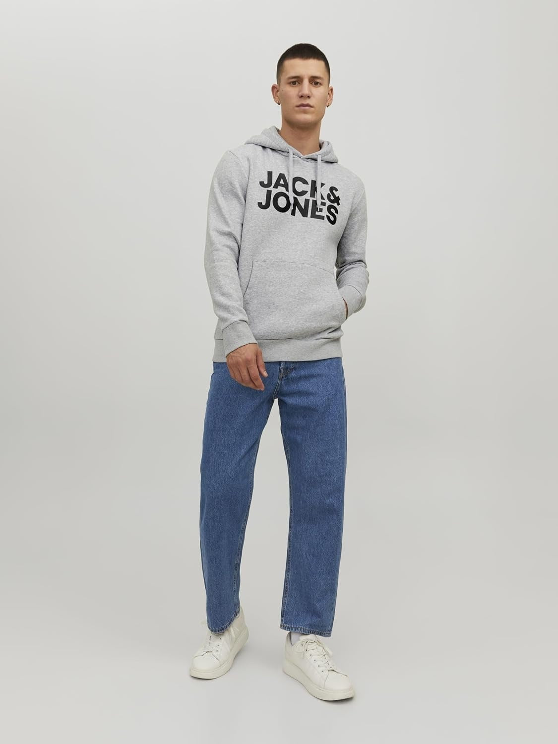 JACK & JONES Hanorac cu gluga cu logo JJECORP barbati